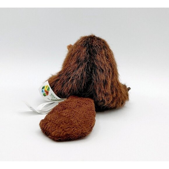 Stuffed Animal House Realistic Beaver Plush 7" Stuffed Animal - Picture 3 of 4
